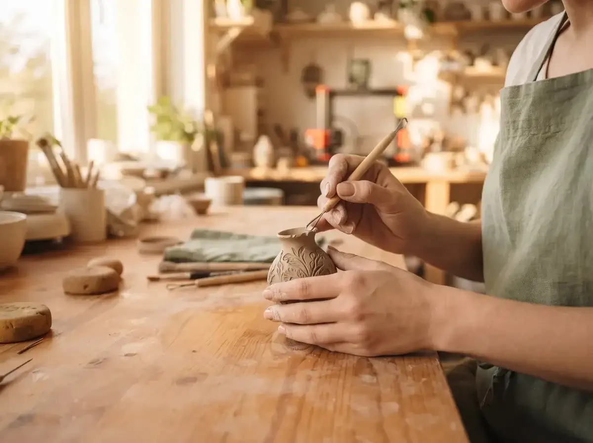 MAK-ART Studio mit handgemachten Dekoobjekten